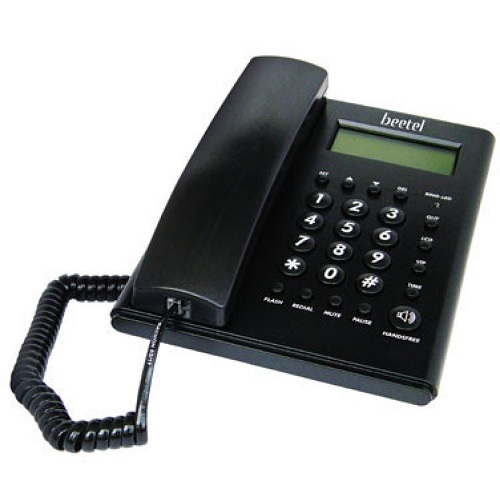 Beetel M 52 Black Corded Landline Phone